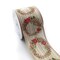 Designer’s Shop WR 63-5215 2.5" x 10 Yards Christmas Wreath Wired Edge Ribbon – Gold Glitter Pinecones, Red Poinsettias & Holiday Garland